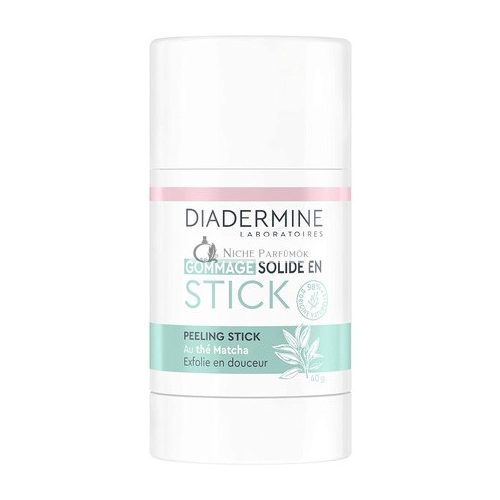 Diadermine Matcha Tea Solid Face Exfoliant Stick 40g - 98% Natural Origin - For All Skin Types