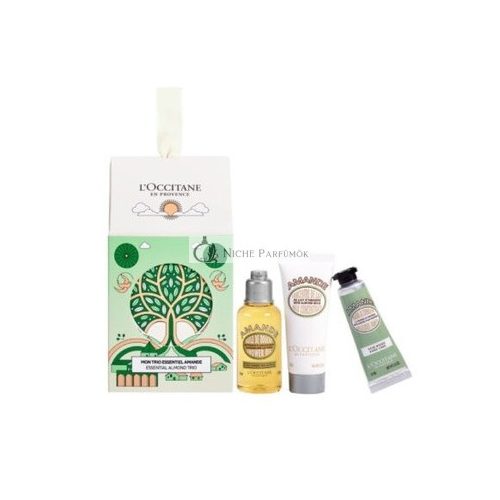 L'OCCITANE Almond Kit Shower Oil 35ml Body Cream 20ml Hand Cream 10ml