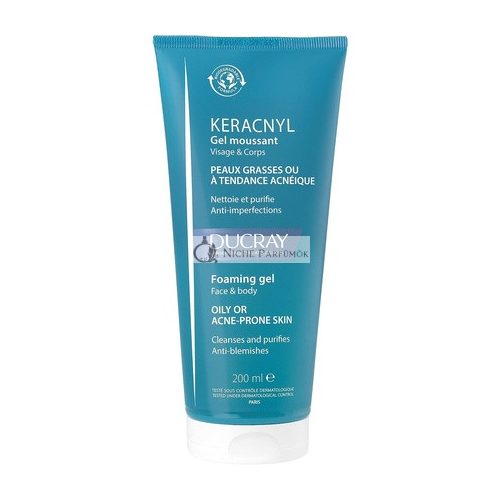 Ducray Keracnyl Foaming Gel Cleanser 200ml