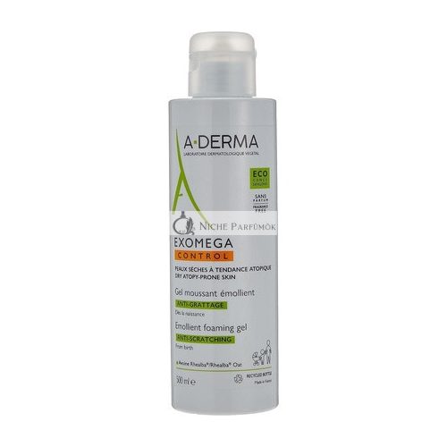 A-DERMA Exomega Control Emollient Foaming Gel Anti-Scratching 500ml