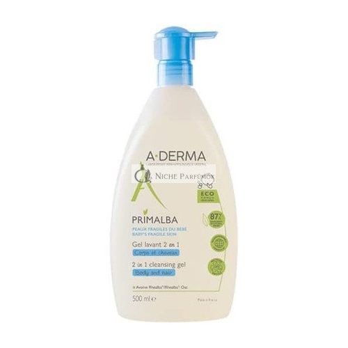 A-DERMA Primalba 2-in-1 Cleansing Gel 500ml