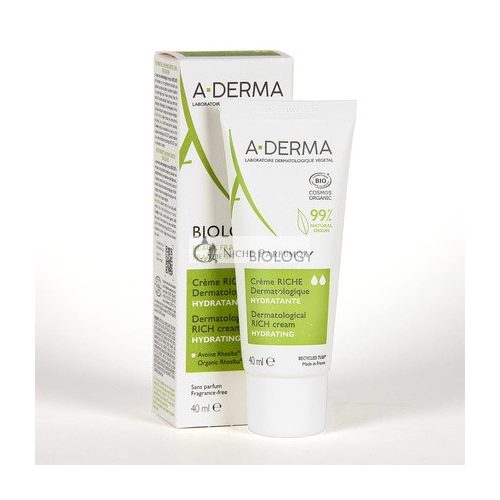 A-Derma BIOLOGY Rich Moisturizing Cream 40ml