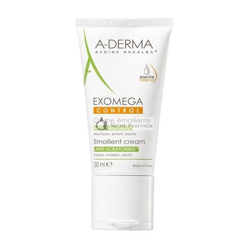 A-DERMA Exomega Control Emollient Cream Anti-Scratching Eco-Slim Tube 50ml