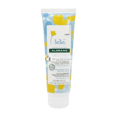 Klorane Baby Nutrition Cream with Cold Cream 125ml