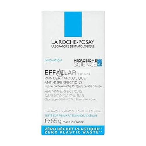 La Roche-Posay Effaclar Solid Cleanser Anti-Imperfections And Purifying For Acne-Prone Skin 65 G