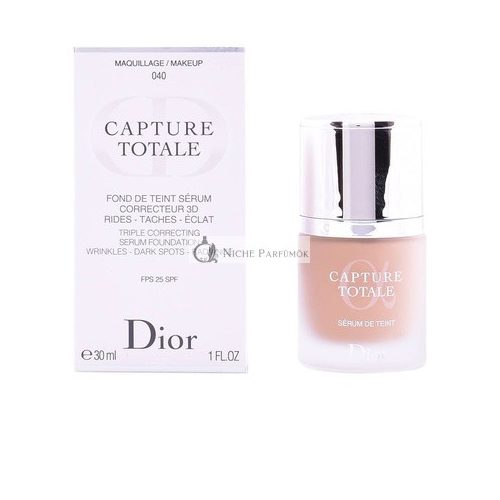 Christian Dior Capture Totale Triple Correcting Serum Foundation SPF 25 040 Honey Beige for Women 1oz