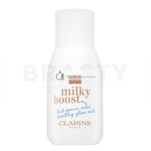 Clarins Milky Boost Foundation tonizáló és hidratáló emulziók az egységes és világosabb arcbőrre 04 Auburn 50 ml