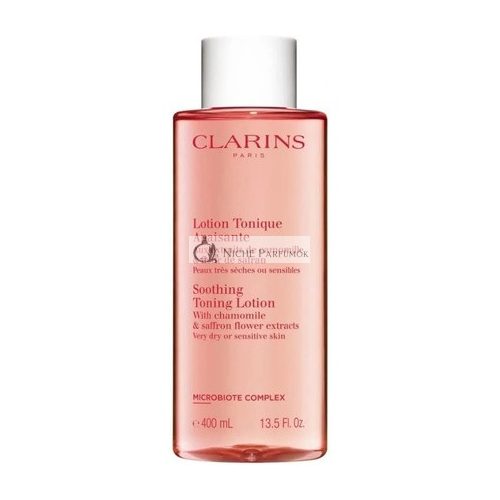 Clarins Soothing Toning Lotion Soothing Toner for Very Dry and Sensitive Skin 400 ml