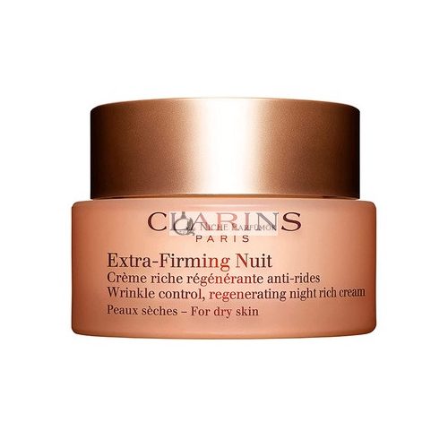 Clarins Extra-Firming Night Cream Anti-Aging Moisturizer for Dry Skin 1.6oz