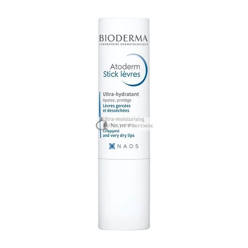 Bioderma Atoderm Lip Stick Deeply Hydrating Moisturising Ultra Nourishing Lip Balm with Niacinamide 4g