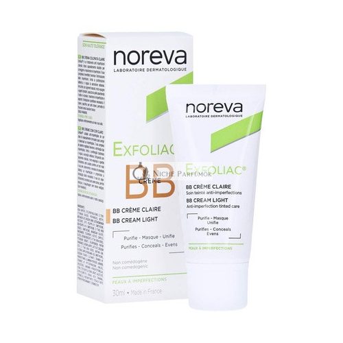 Noreva Exfoliac BB Cream Claire/Light 30ml