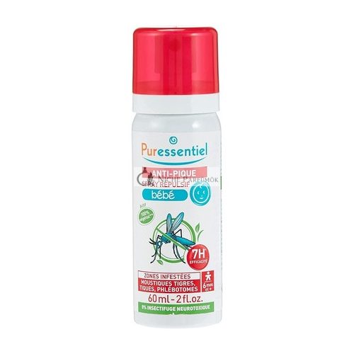 Puressentiel Anti-Bite Insect Repellent Spray for Baby 60ml