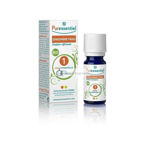 Puressentiel Organic Ginger Essential Oil 5ml