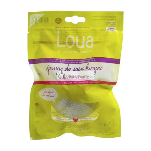 LOUA Konjac Mattifying Sponge for Removing Makeup from Combination and Oily Skin