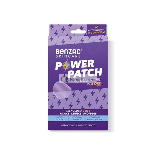 Benzac Skincare Power Patch Acne and Pimple Reducer with Salicylic Acid and Centella Asiatica