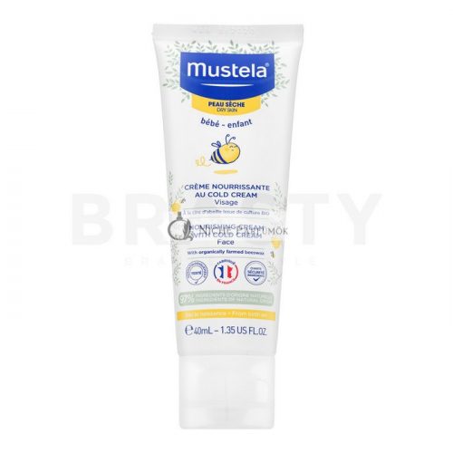 Mustela Bébé Nourishing Cream With Cold Cream hidratáló és védő fluid gyerekeknek 40 ml