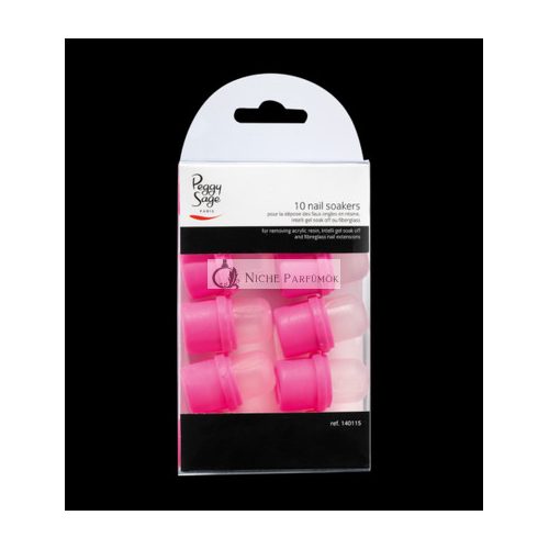 Peggy Sage Nail Soaker x10 for Resin and Gel False Nail Removal