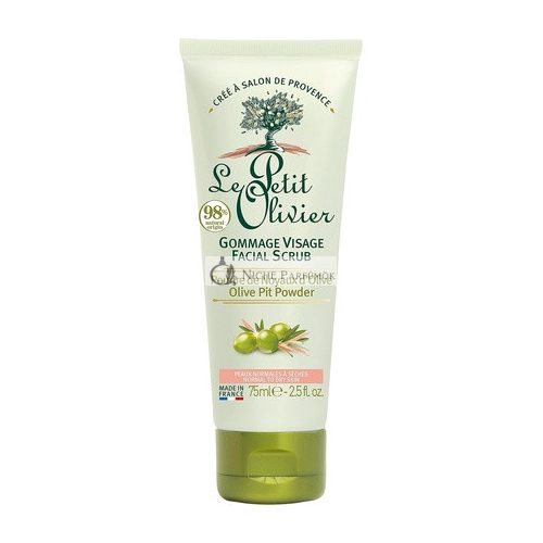 Le Petit Olivier Face Scrub with Olive Kernel Powder 75ml