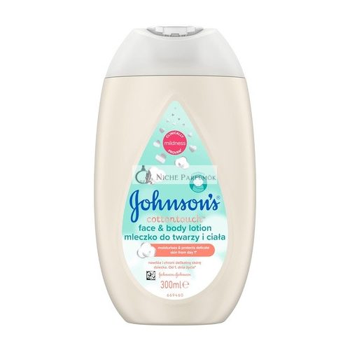 Johnson's Cotton Touch Face and Body Milk 300ml