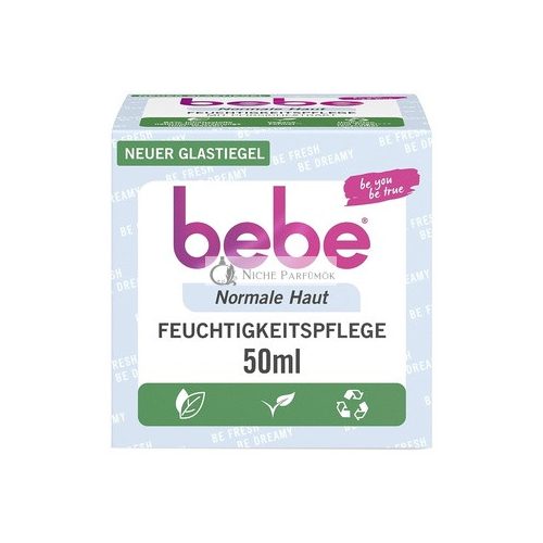 bebe Moisturizing Cream 50ml Face Cream for Normal Skin with Peach Extract and Vitamin E