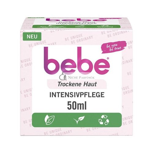 bebe Intensive Face Cream with Avocado Oil and Shea Butter for Dry Skin