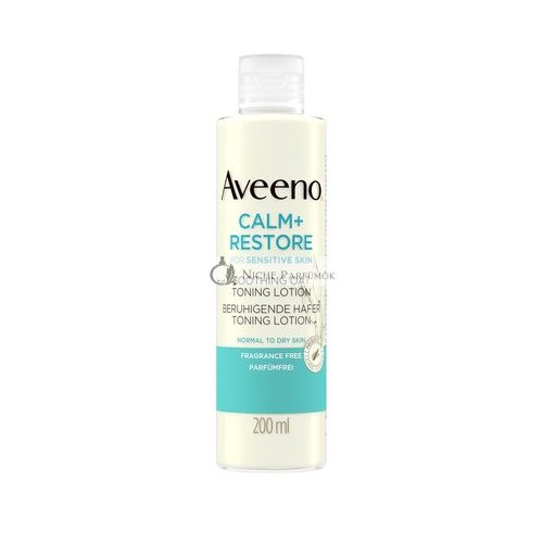 Aveeno Calm+Restore Soothing Oat Toning Lotion 200ml - Fragrance-Free Toner