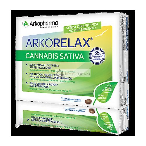 Arkorelax Cannabis Sativa Arkopharma 30 Tablets