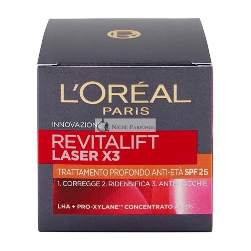 L'Oreal Revitalift Laser X3 Deep Anti-Aging Face Cream SPF 25 50ml