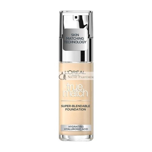 L'Oréal Paris True Match Super-Blendable Foundation Liquid Makeup for Even Skin Tone 0.5N Porcelain 30 ml