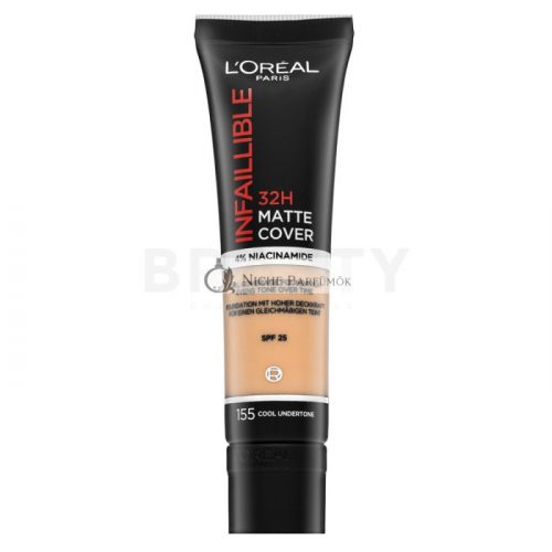 L'Oréal Paris Infaillible 32H Matte Cover Long-Lasting Foundation for Matte Effect 155 30 ml