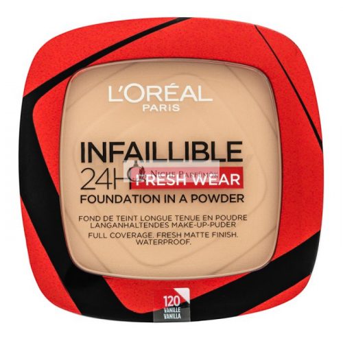 L’Oréal Paris Infaillible 24H Fresh Wear Foundation in a Powder with Mattifying Effect 120 9 g