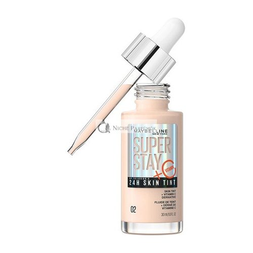 Maybelline Super Stay Skin Tint Foundation with Vitamin C Long-Lasting Vegan Formula Shade 2 02 30ml