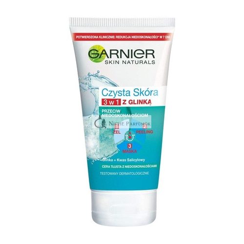 Garnier Skin Naturals Pure Active 3-in-1 Clay Mask Scrub 150 ml