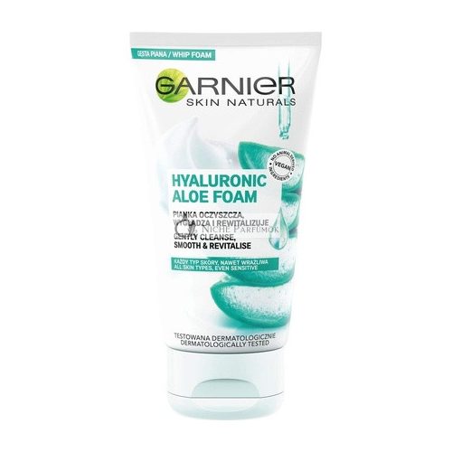 Garnier Skin Naturals Hyaluronic Aloe Cleansing Foam for All Skin Types, Even Sensitive 150ml