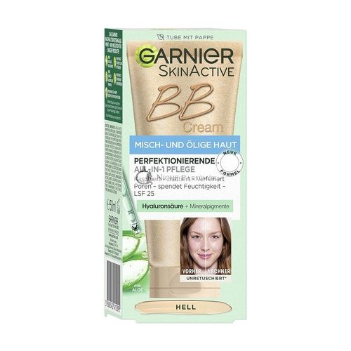 Garnier SkinActive BB Cream All-in-1 Day Care with Hyaluronic Acid and Aloe Vera SPF 25 Light 50ml