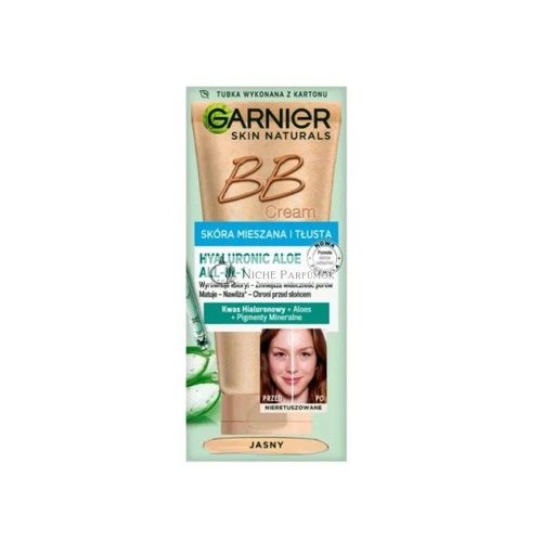 Garnier BB Face Cream Hyaluronic Acid Aloe Vera Combination Oily Skin SPF 25 50ml