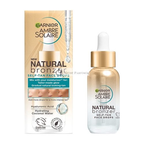 Garnier Ambre Solaire Natural Bronzer Self Tan Face Drops 30ml