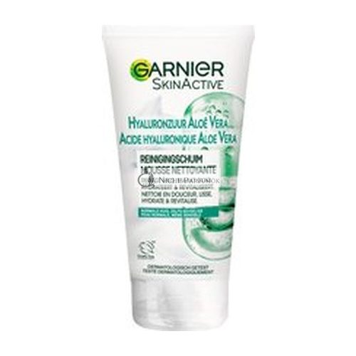 Garnier Skin Active Hyaluronic Acid Aloe Vera Hydrating Facial Cleansing Foam - 150ml