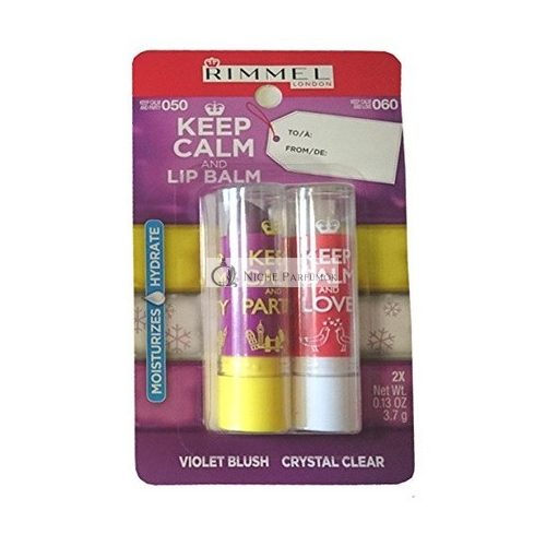 Rimmel Keep Calm and Love Lip Balm in Violet Blush