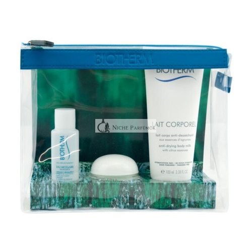 Biotherm Travel Kit AQUASOURCE Care Set Gift Set 3-Piece