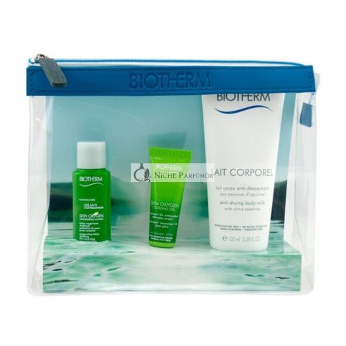 Biotherm Travel Kit Skin Oxygen Care Gift Set 3-Piece