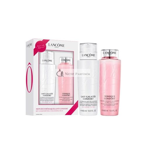 Lancome Duo Confort Gift Set: 400ml Galatée Confort Cleansing Milk + 400ml Tonique Confort Hydrating Toner