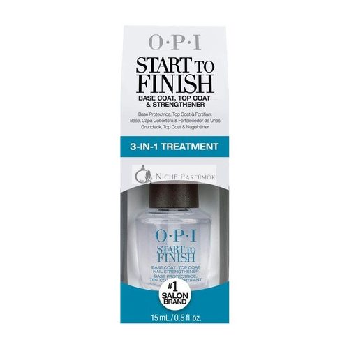 OPI Start To Finish 3-in-1 Strengthener Base & Top Coat 15ml