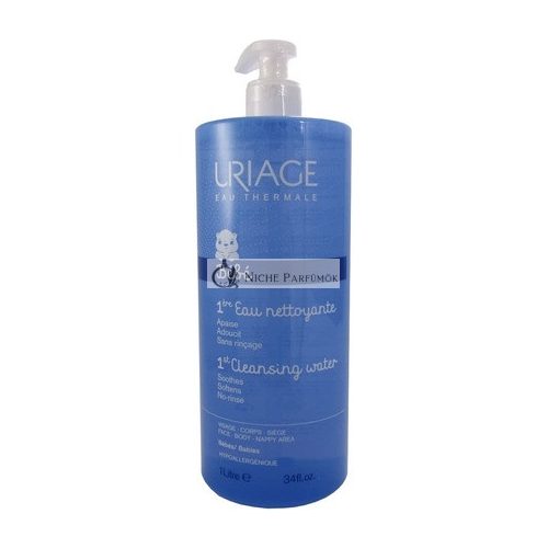 Uriage Eau Thermale 1er Eau Gentle Cleansing Water for Baby's First Skin Care 1000ml