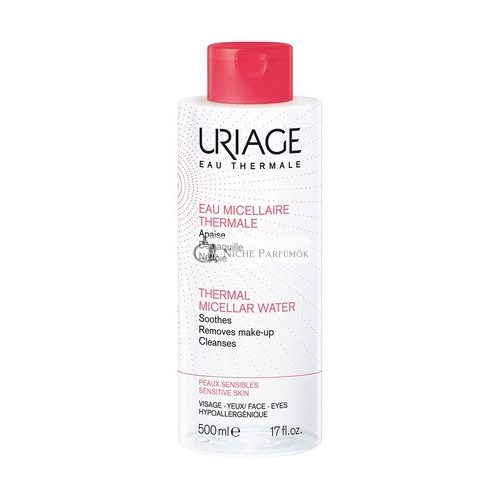 URIAGE Thermal Micellar Water for Sensitive Skin 17 fl.oz. Oil-Free Cleansing Care Gentle Makeup Remover