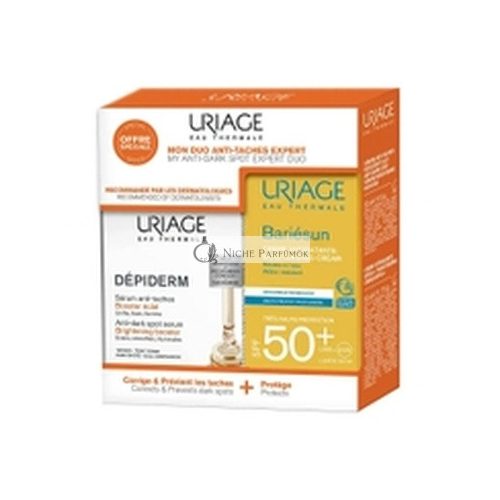 Uriage Depiderm Anti-Stain Serum 30ml And Bariesun Cream Spf50 50ml Set