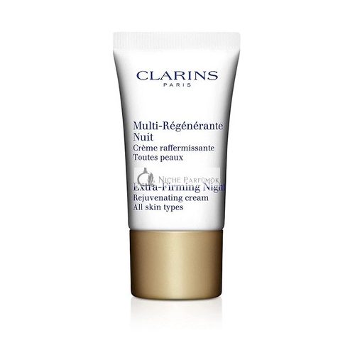 Clarins Extra Firming Night Rejuvenating Cream for All Skin Types 1 fl oz 30 ml - Unboxed