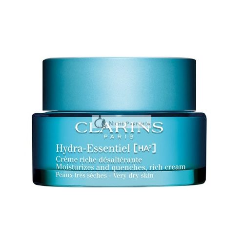 Clarins Hydra-Essentiel Rich Cream Intensely Hydrating Moisturizer 1.7 Ounces