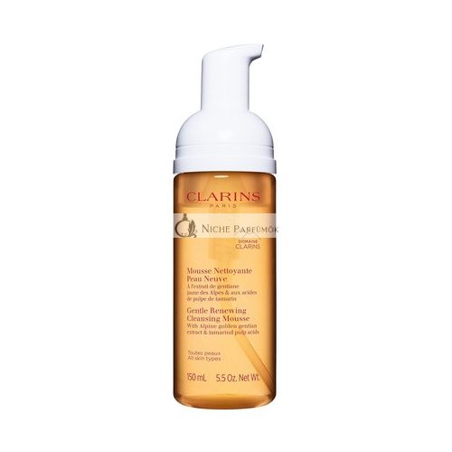 Clarins Gentle Renewing Cleansing Mousse Exfoliating Tamarind Pulp Extract 5.5 Oz