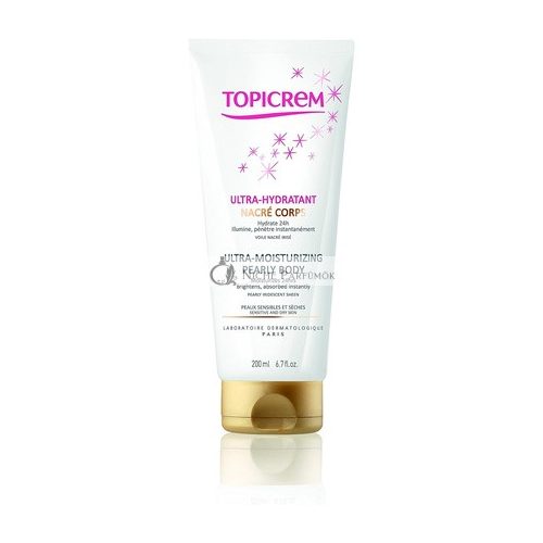 Topicrem Ultra-Moisturizing Pearly Body Lotion with Pearlescent Shine 200 ml